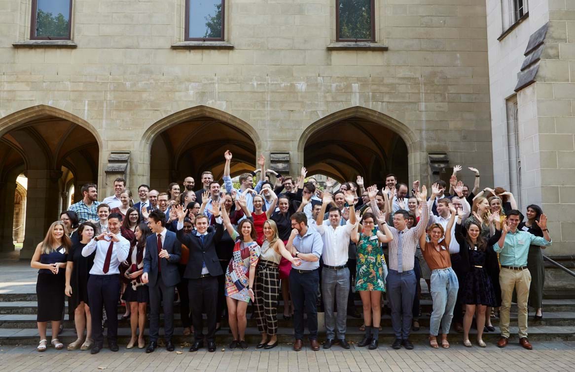 John Monash Scholars attending the 2019 Global Symposium.