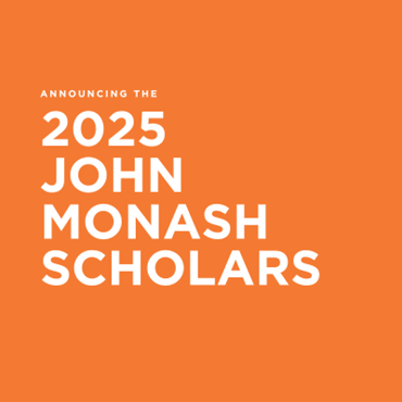 2025 John Monash Scholars